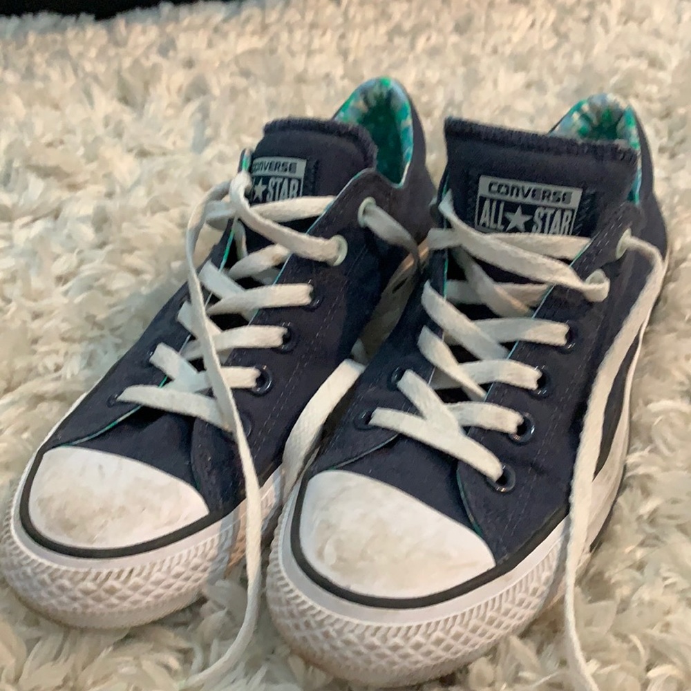 Navy Blue Converse